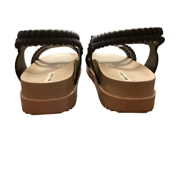 NWOT Melissa + Salinas boho beachy rubber platform Sandals Size 7 - Picture 5 of 6